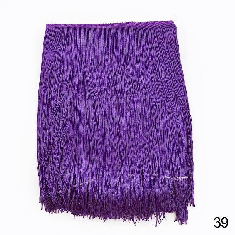 Lace Trim Fringe Tassels 2/5/10M, 30cm Long, For Curtain, Sewing, DIY Accessories - 39 / 30cm-10Yards