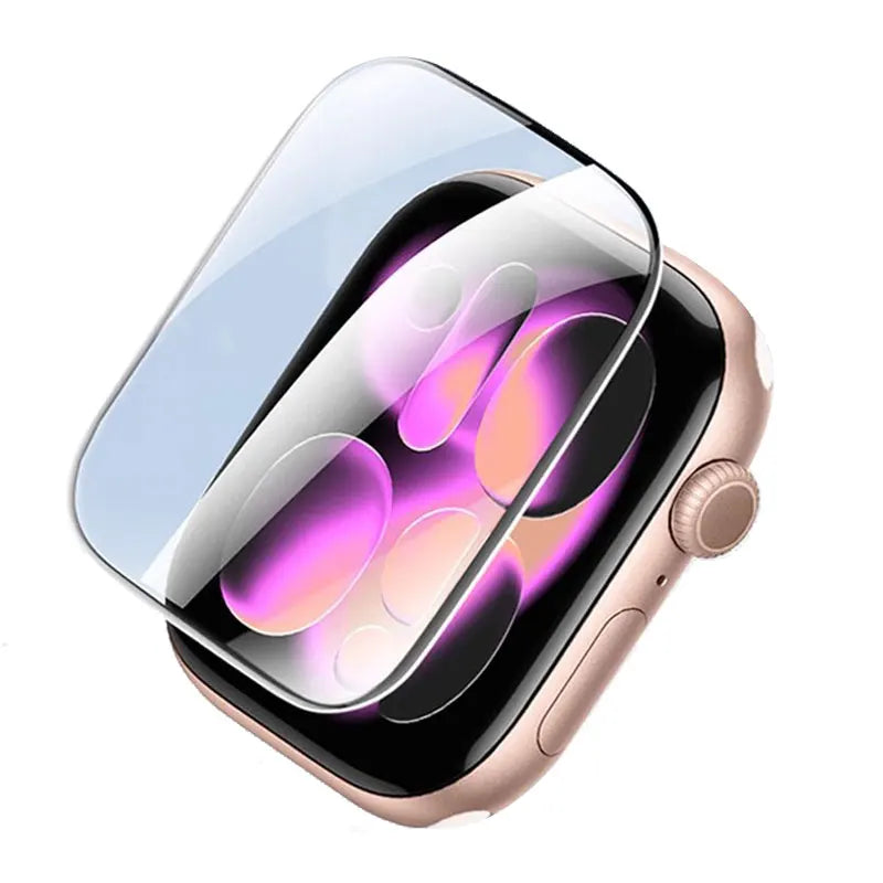 Protector Film For Apple Watch 44-45mm 40mm 41mm 46-42-38mm Curved Screen Protectors iwatch series 11 10 8 7 SE 9 Ultra 2-3 4