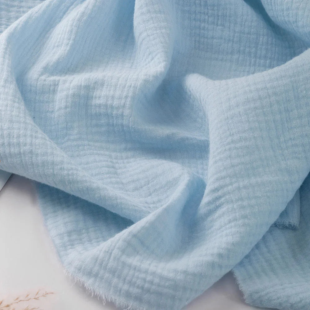 Double Gauze Cotton Fabric 100% Cotton for DIY Craft Sewing Material Dress Towel Bedding Sets Cheesecloth Table Runner Fabric
