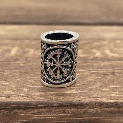 Nostalgia 1pcs Tree Of Life Small Beads For Hair Beard Braids Viking Accessories Charms Diy Jewellery Making Supplies