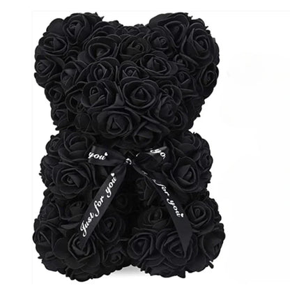 2026 Artificial Flower Eternal Rose Teddy Bear for 520 Mom Mother's Day Birthday Valentine's Day Anniversary Gifts & Decorati