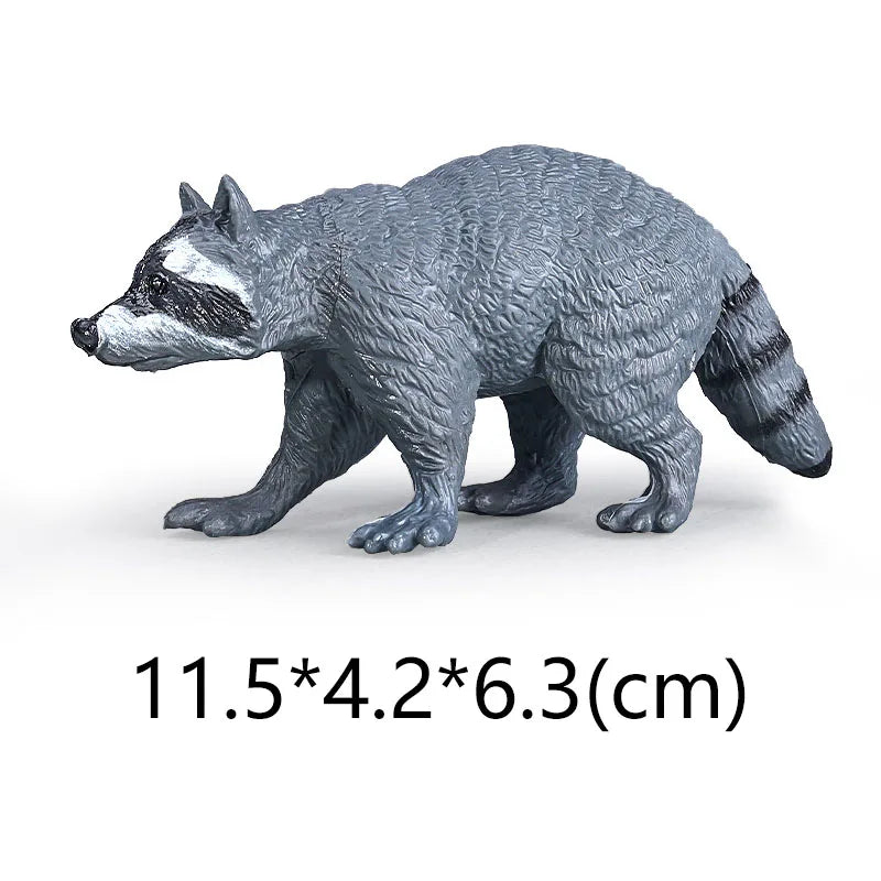 NEW Wild Animal Zoo Tiger Kangaroo Elephant Snake Bear Deer Koala Squirrel Model Figurine Collecta Toy Figures Gift for Child