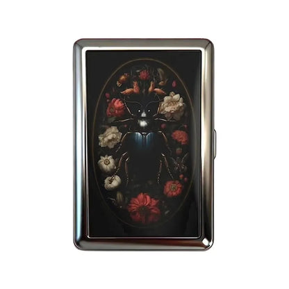 Vintage-Style Vintage Card Case Metal Material Easy Snap Metal Case Versatile Design Multi-function Card Holder