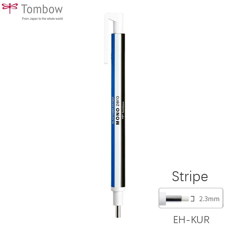 Tombow MONO Zero Eraser Flat / Super Fine Rubber Tip Pen Type Professional High Precision Pencil Eraser For Manga Highlight -