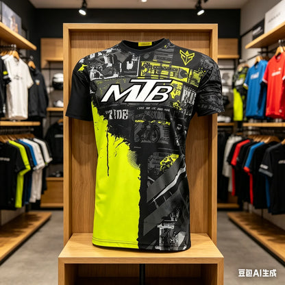 MOUNTAIN BIKE JERSEYS MOUNTAIN BIKE SHIRT OFF-ROAD SHORT SLEEVE OUTDOOR SPORTS SHORT SLEEVE PARENT-CHILD DRESS