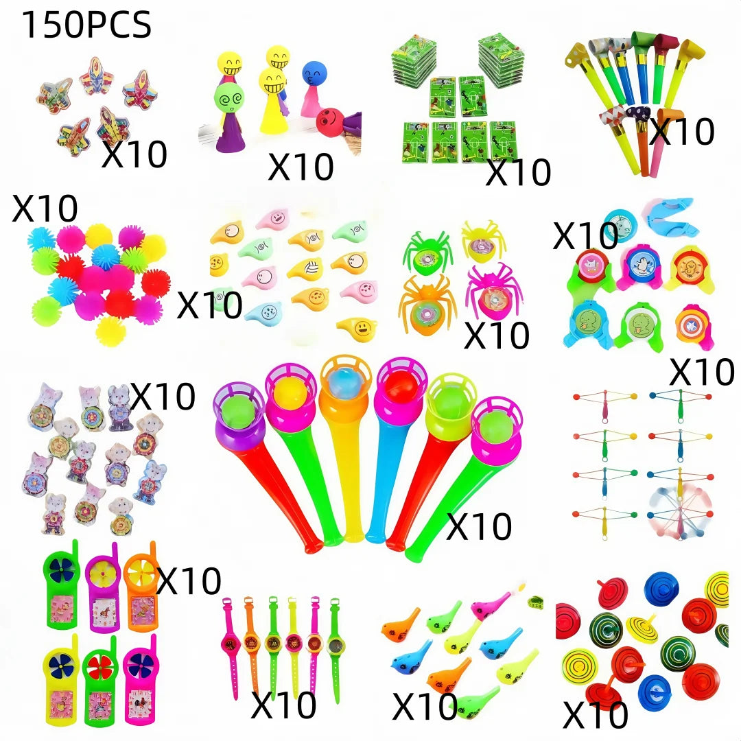 24-150 Pcs Fun Party Favor Set Toys for Kids Birthday Party Wedding Guest Gifts Kindergarten Prizes Christmas Carnival Gift P