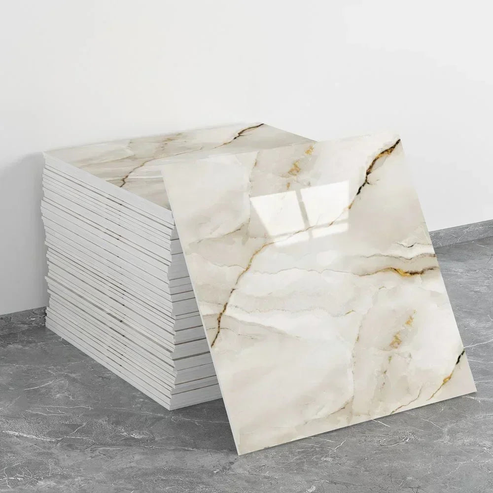 10-50PCS Imitation Marble 3D Ceramic Tile Wall Renovation Decoration Sticker Waterproof Self-adhesive Homeelf-adhesive Wallpa