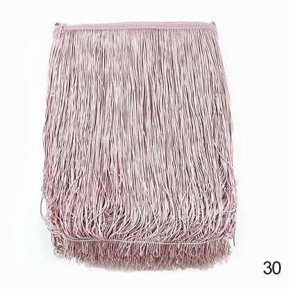 Lace Trim Fringe Tassels 2/5/10M, 30cm Long, For Curtain, Sewing, DIY Accessories - 30 / 30cm-10Yards
