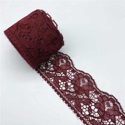 5yards/Lot 60mm Lace Ribbon Handicrafts Embroidered Net Lace Fabric Trim For Sewing Fabric Lace Ribbon Skirt Accessories - 24