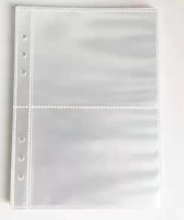 A5 White Blue DIY Binder Photocards Collect Book Diary Agenda Planner DIY Cover Album Stationery