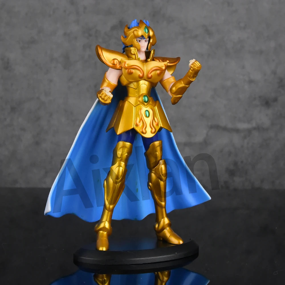 Gold Saint Seiya Figure Saint Sagittarius PVC Action Figure Libra Gemini 18CM Amine Toy Figurine Aixlan