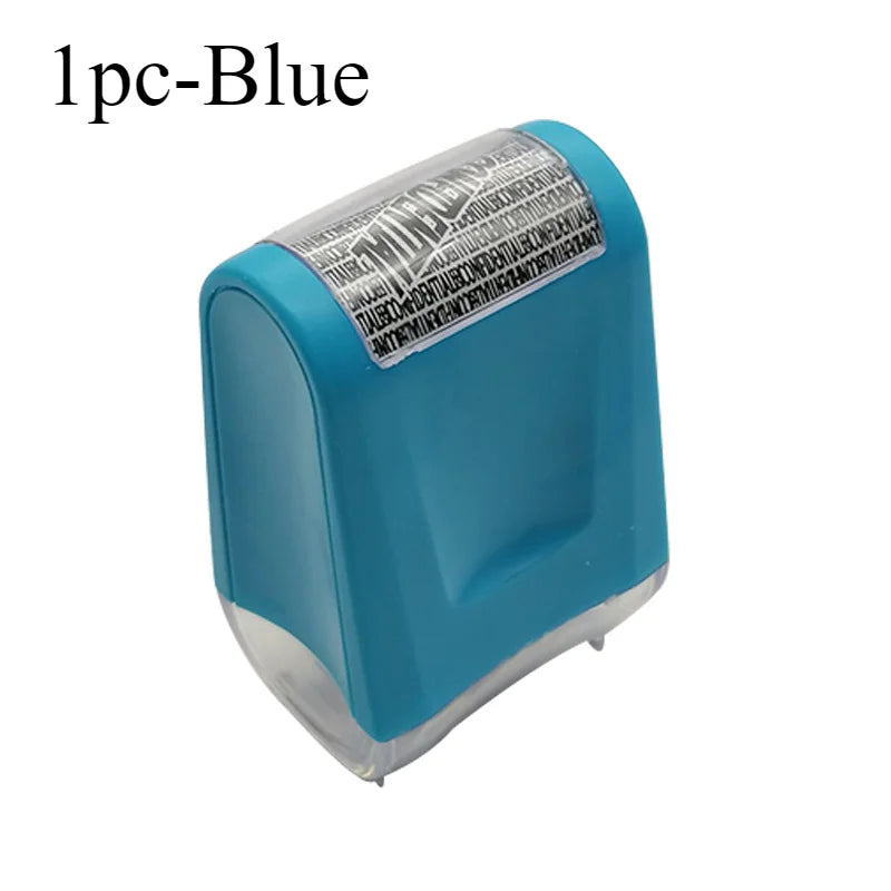 Stamp Roller Anti-Theft Protection ID Seal Smear Privacy Confidential Data Guard Information Data Identity Address Blocker - 