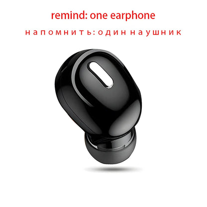 New Wireless Earphones Bluetooth 5.0 Headphones With Mic in-Ear Sports Waterproof TWS Earbuds Bluetooth Handsfree Single Head