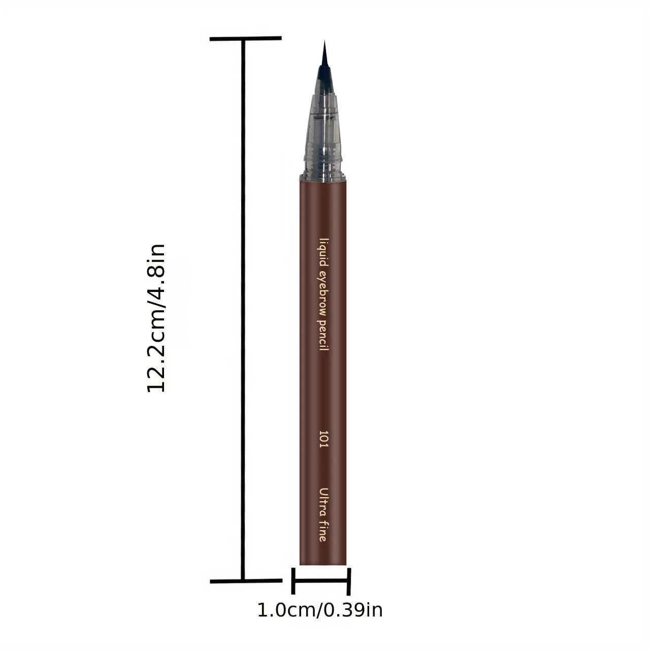 Ultra-fine ultra-fine eyebrow pencil waterproof professional sweat-proof liquid eyeliner Eyebrow dual-purpose durable makeup 
