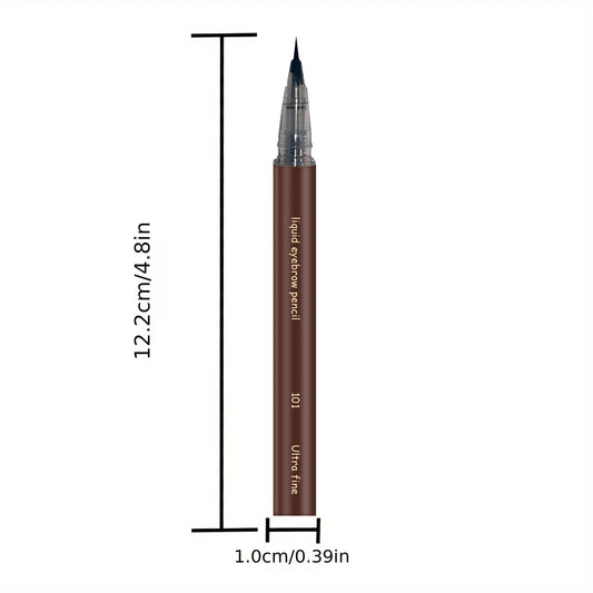 Ultra-fine ultra-fine eyebrow pencil waterproof professional sweat-proof liquid eyeliner Eyebrow dual-purpose durable makeup 
