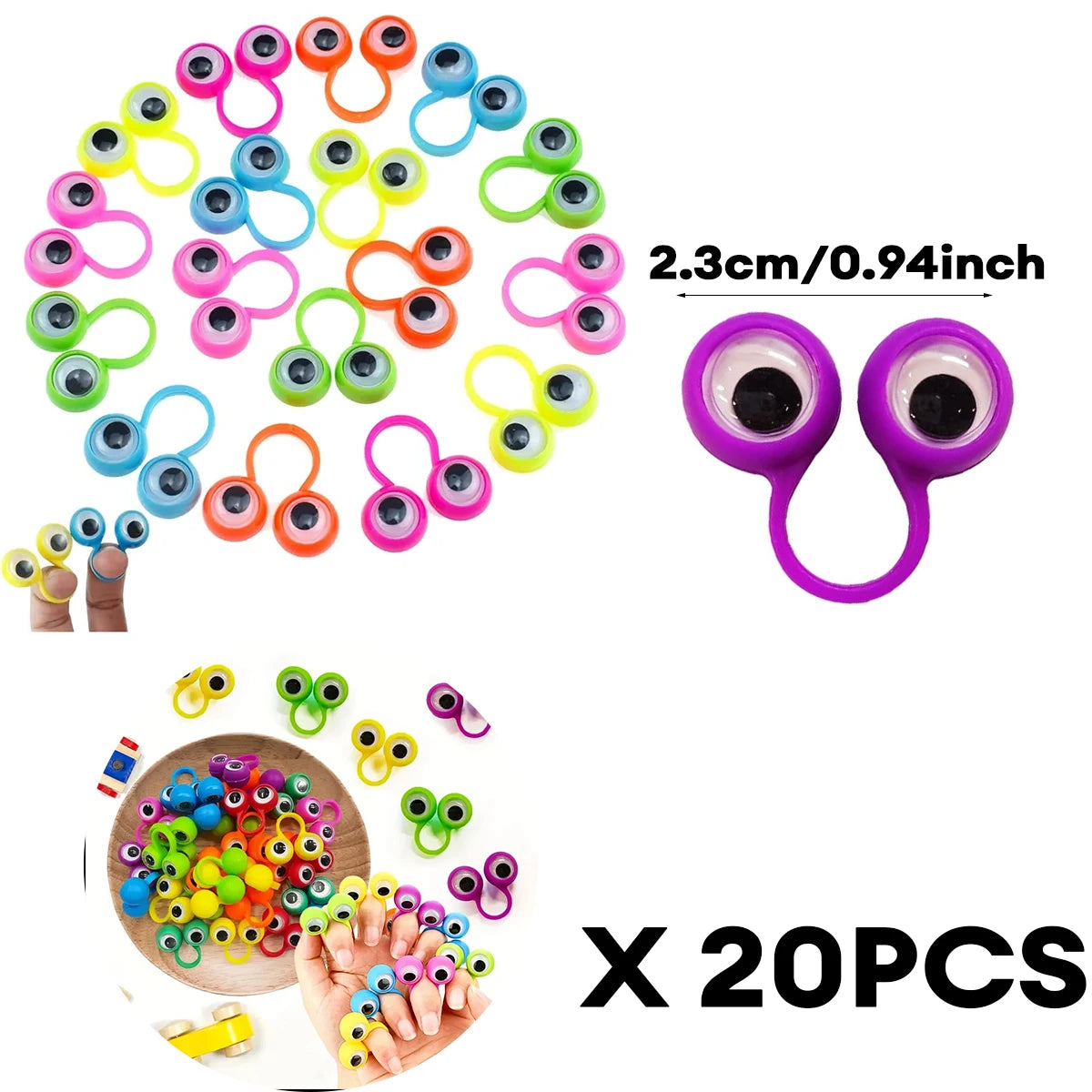 Pop Party Favor Birthdy Gift Fidgot Goodie Bag Stuffers Pinata Filler Gifts Classroom Prize Birthday Party Gift - 20PCS Finge
