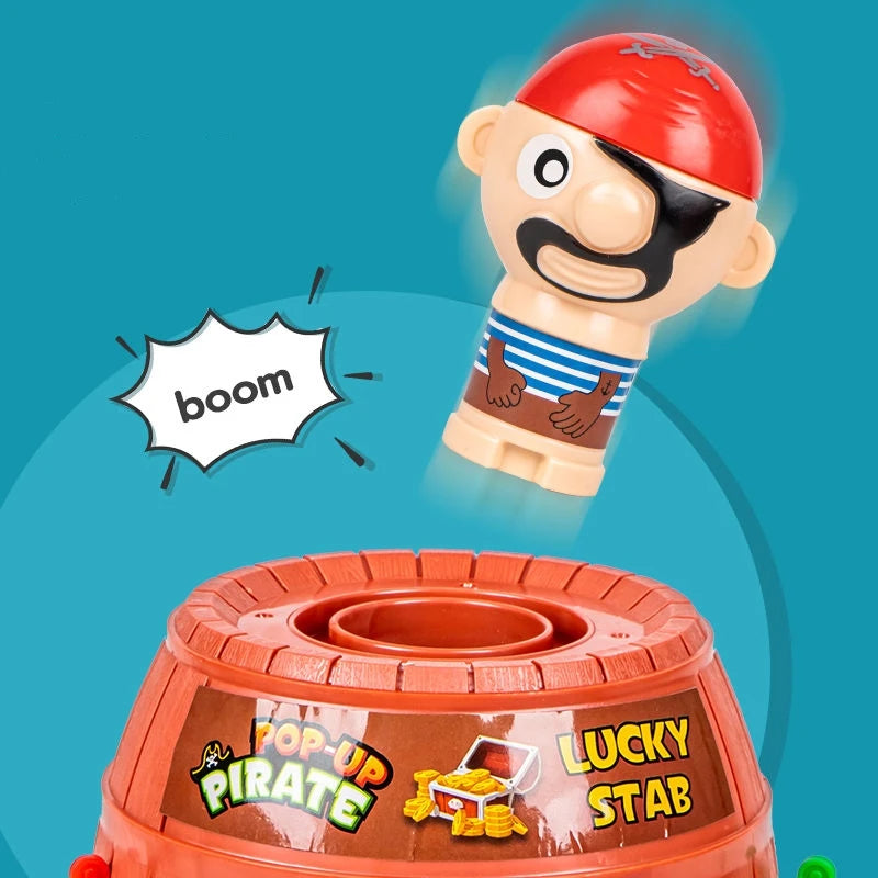 Pirate Board Game Montessori Family Gathering Game Funny Toy Lucky Game Jumping Pirates Board Games Boys and Girls Gift