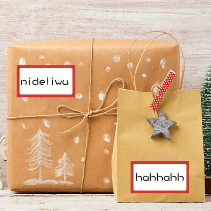 250pcs Waterproof Blank Self Adhesive Assorted Stickers Removable Label Stickers Name Tag Bottle File Document School Supplie