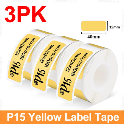 P15 Thermal Label Printer Similar as D11 D110 D101 Marklife P15 Mini Label Maker Handheld Label Machine with Adhesive Label T