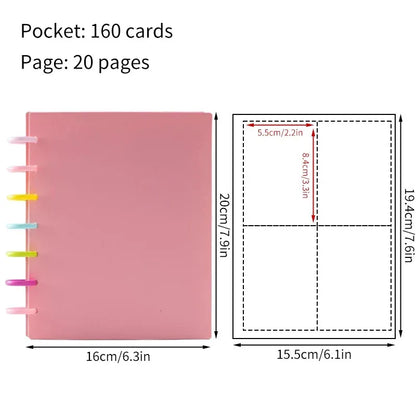 3inch Photocard Binder INS Photo Album K-pop Idol Collection Book 160 Pockets Photocard Album Collect Book Card Picture Album