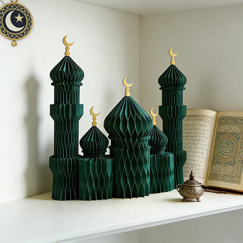 Ramadan decorations 2026 Honeycomb Ball Party Favors Gifts Ramadan Decoration 2026 Ramadan Festival Eid Bedroom Backdrop Deco