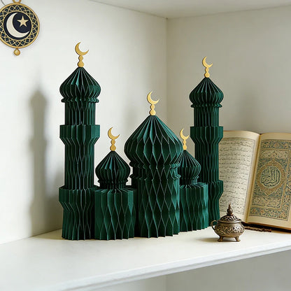 Ramadan decorations 2026 Honeycomb Ball Party Favors Gifts Ramadan Decoration 2026 Ramadan Festival Eid Bedroom Backdrop Deco
