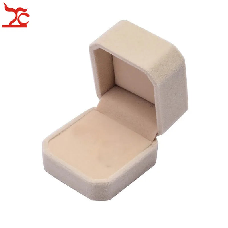 Square Wedding Velvet Earrings Ring Box Amazing Engagement Party Earring Jewelry Display Gift Case
