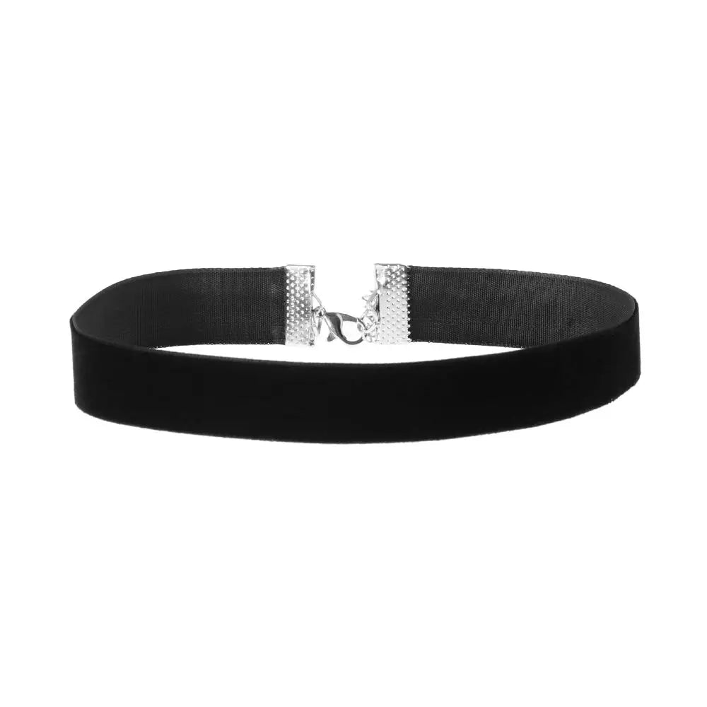 Adjustable Elegant Classic Vintage Velvet Choker Gothic Black Ribbon Necklace