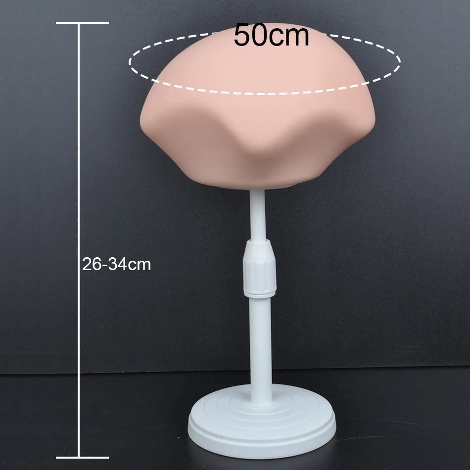 Mannequin Manikin Head Wig Stand With Adjustable Model Flocking Wig Hair Glasses Display Male Female Mannequin Head Model