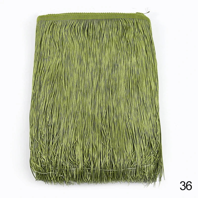 Lace Trim Fringe Tassels 2/5/10M, 30cm Long, For Curtain, Sewing, DIY Accessories - 36 / 30cm-10Yards