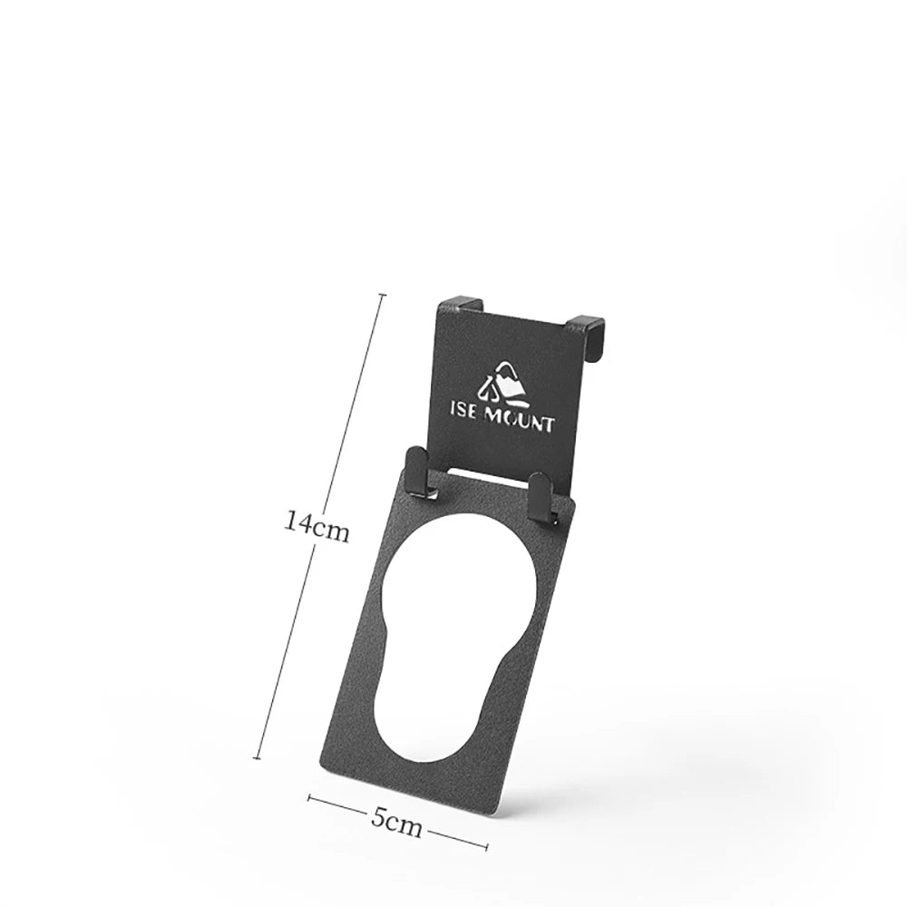Outdoor Canister Hanging Hook Metal Butane Gas Tank Hanger Clip Butane Fuel Gas Tank Hanger Camping Accessories for Travel - 