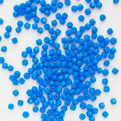 100PCS 4MM Shiny Faceted Austria Crystal Beads Bicone Beads Loose Spacer Beads for Jewelry Making DIY Bracelet Necklace Penda