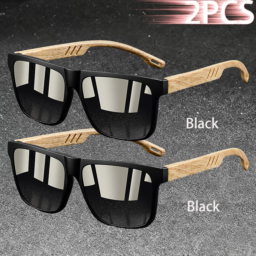 Fashion Vintage Square Square Frame Sunglasses Men Women Fishing Driving Man Designer Sun Glasses Eyewear