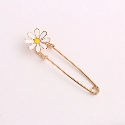 Women New Cute Imitation Pearl Rhinestone Brooch Anti-lighting Skirt Waist Pin Fashion Jewelry Accessories Gifts