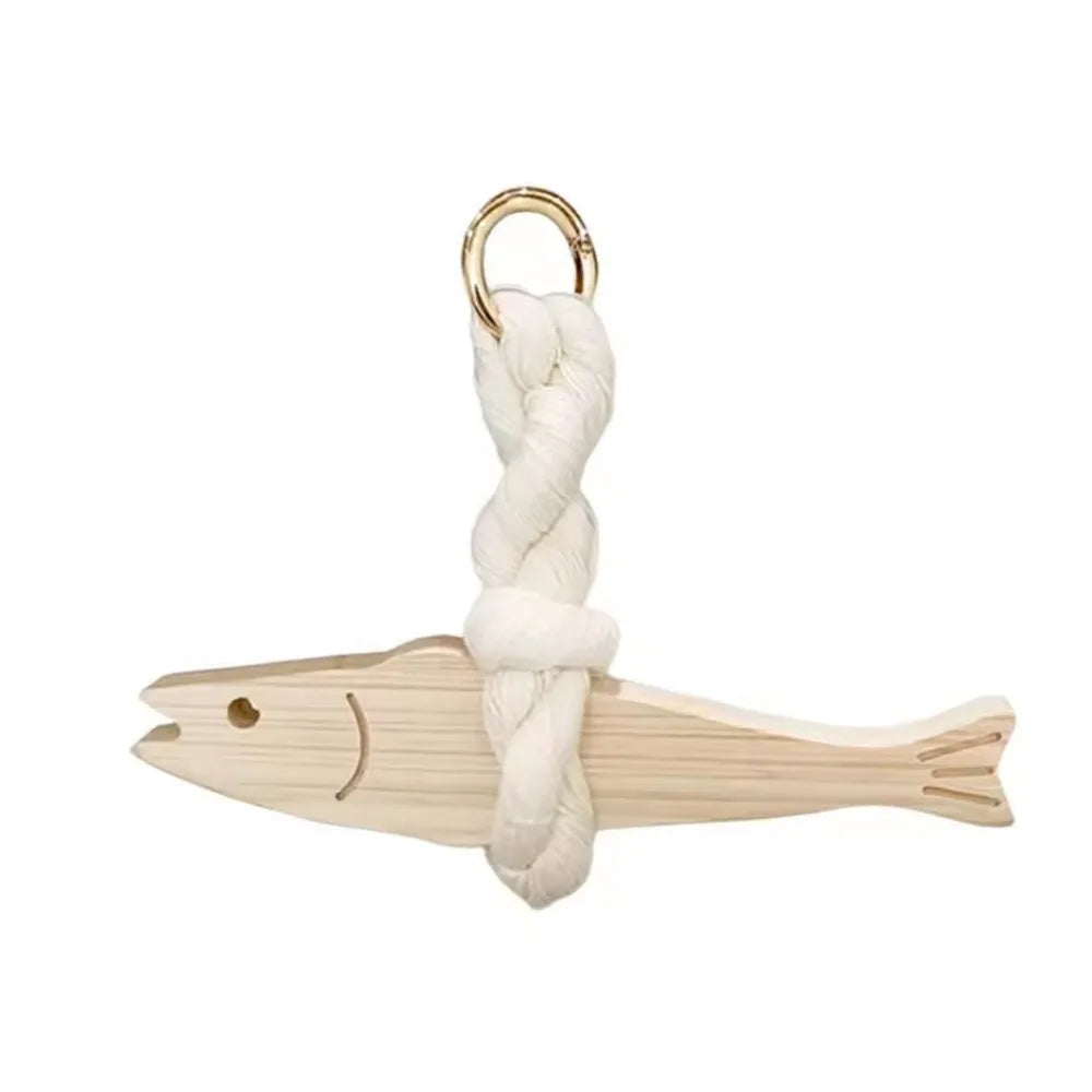 Fish Car Ornament Pollack Wall Art Hangable Wooden Door Pendant Hangable For Wall Door Wall Art Door Pendant Decoration - L-S