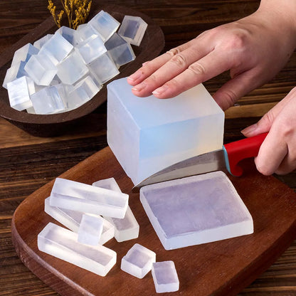 1000g Glycerin Soap Base DIY Handmade Soap Base Transparent White Melt Pour Making Soap Aromath Bath Raw Materials