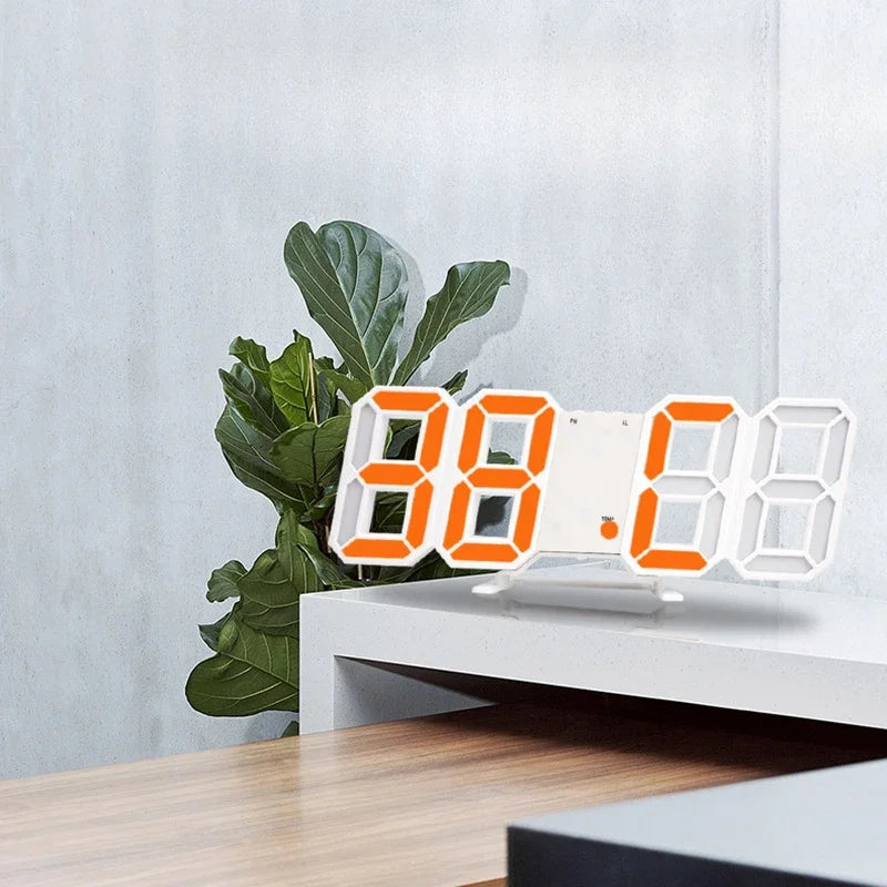 Digital Decoration for Bedroom Desk Watches Led Wall Clock Living Room Alarm Modern Home and Decoration Electronic Table Deco