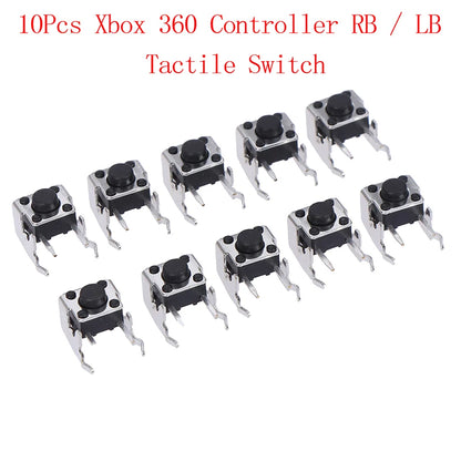 10Pcs RB / LB bumper button tactile switch for Xbox One Xbox 360 controller - one size