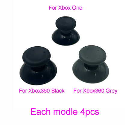 12PCS Black Gray Replacement Thumb Sticks Analog for Microsoft Xbox 360 Joysticks Button For Xbox One Series S X - Mix Random