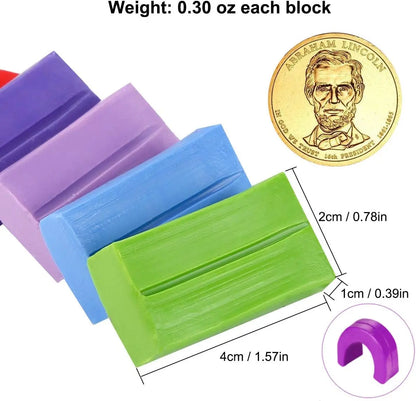 24 Colors Polymer Clay Set, Non-Toxic Modeling Clay for Kids & Beginners, Oven Bake or Boil