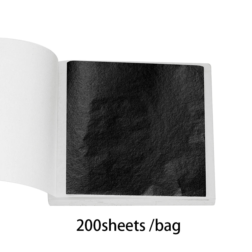 100-200sheets Imitation Gold Foil Paper Leaf Gilding DIY Epoxy Resin Mold Jewelry Making Filling Decorate Resin Crafts Tool -