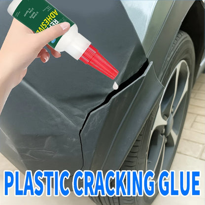 Heavy-Duty Car Bumper Plastic Adhesive - Structural Repair Adhesive for Cracks, Chips, and Impact Damage - No Welding Require