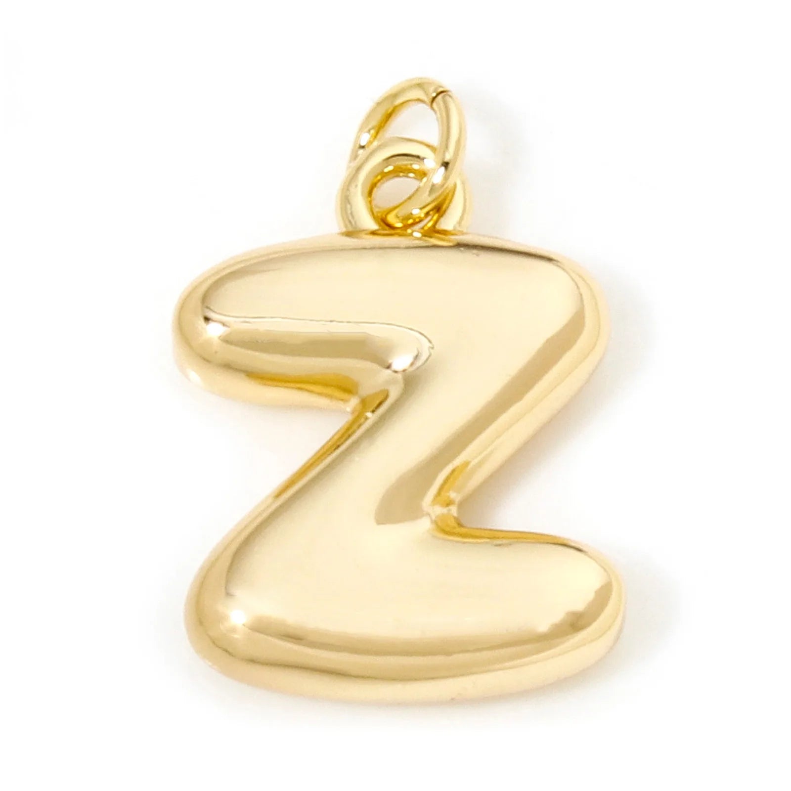 1Pcs English Letter Brass Charms 18K Real Gold Plated Capital Alphabet Initial A-Z Pendant Personalized Jewelry Making Findin