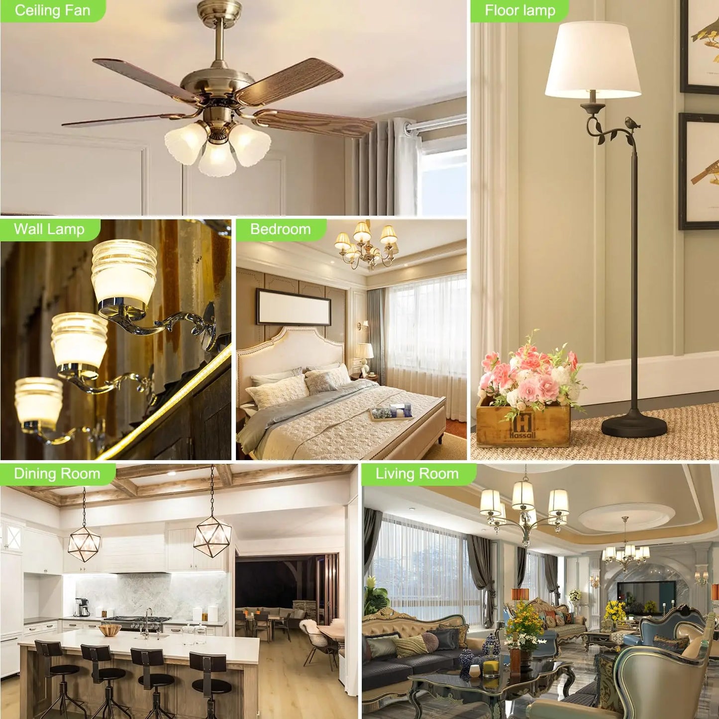 10PCS LED Candle Bulbs Light AC85-265V E14 E27 LED Candle Bulbs LED Ceiling Light Decoration LED Chandelier For Home Living R