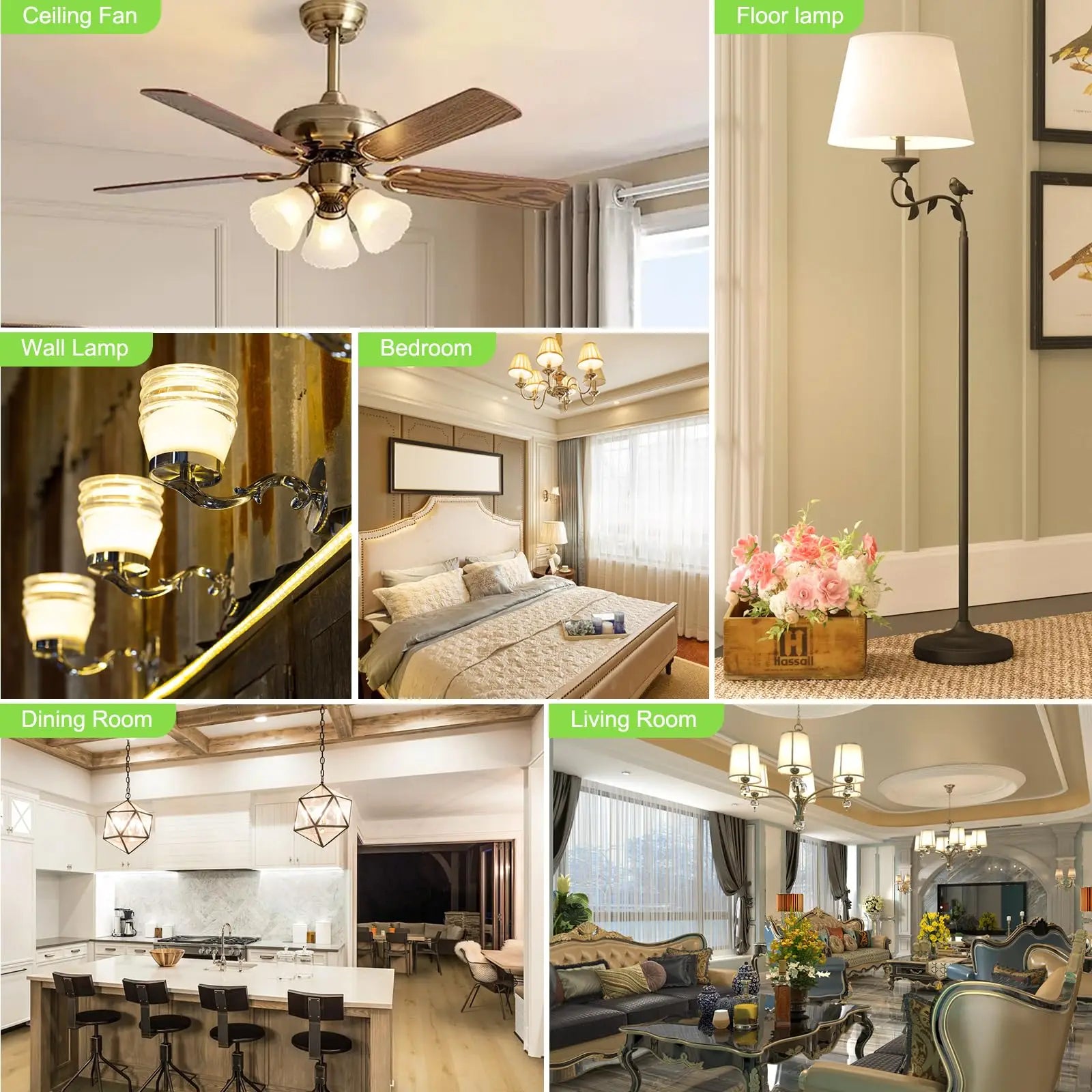 10PCS LED Candle Bulbs Light AC85-265V E14 E27 LED Candle Bulbs LED Ceiling Light Decoration LED Chandelier For Home Living R