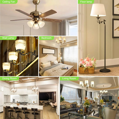10PCS LED Candle Bulbs Light AC85-265V E14 E27 LED Candle Bulbs LED Ceiling Light Decoration LED Chandelier For Home Living R