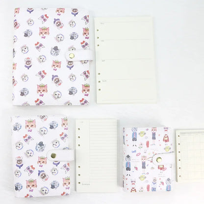 45 Pieces A5 A6 A7 6ring Loose Leaf Notebook Refill Binder Inner Page Budget Weekly Monthly To Do Line Dot Grid Paper Station