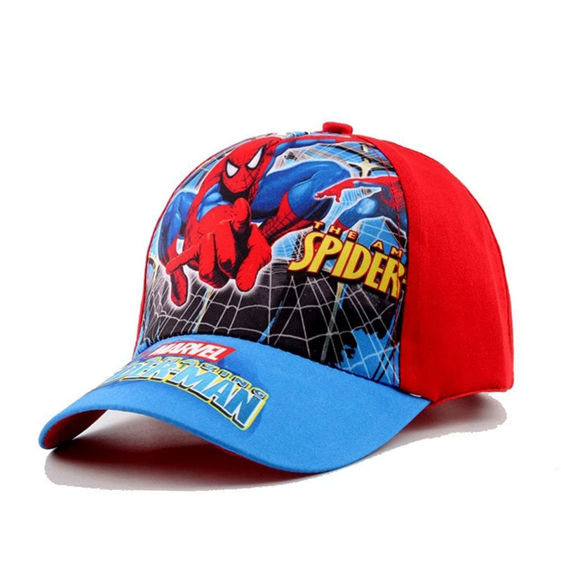 1 Pc Cartoon Baseball Cap Spider Man Action Figures Super Hero Hat Festival Party Supplies Gift Toy