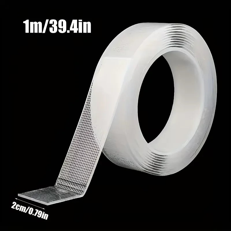 Heavy Duty Nano Tape Double Sided Transparent Waterproof Adhesive Tape Removable Strong Sticky Mounting Tape for Home Office 
