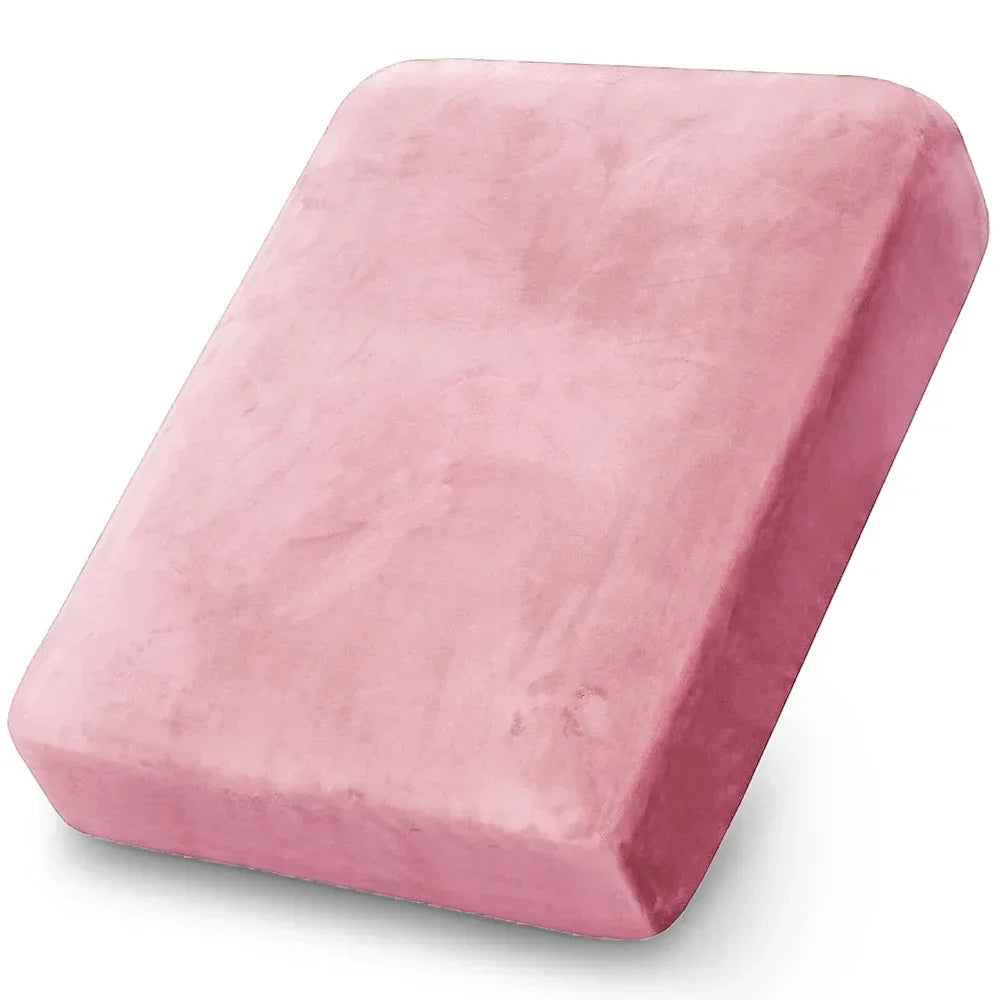Velvet Sofa Cushion Covers for Living Room Plush Sofa Seat Cover Soft Stretch Sofas Couch Slipcover Furniture Protector - Cha